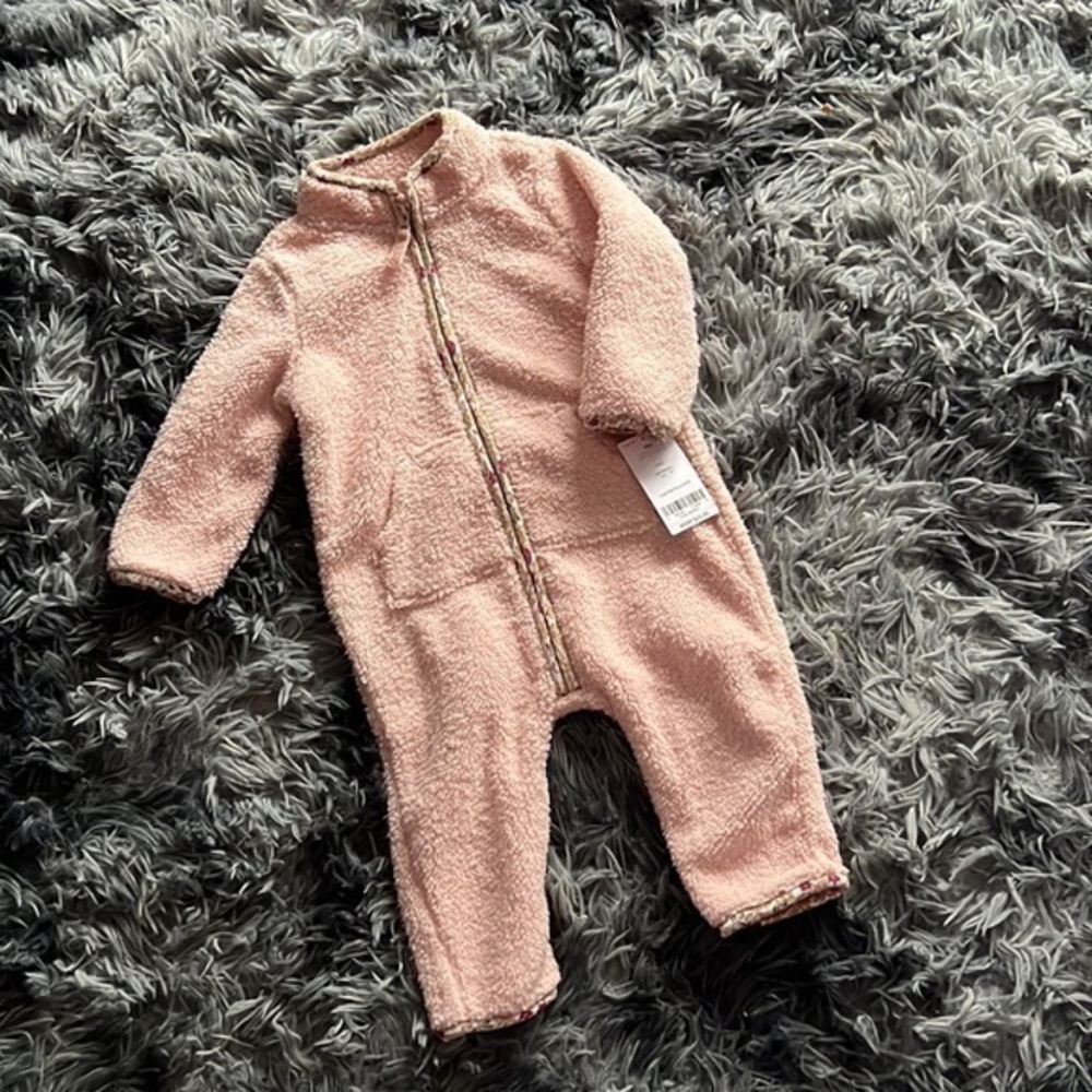 Fleece babygirl footies